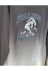 NON-UNIFORM Wrestling, Juan Diego Wrestling Custom Order Ombre Gray Unisex L/S Shirt