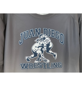 NON-UNIFORM Wrestling, Juan Diego Wrestling Custom Order Ombre Gray Unisex L/S Shirt