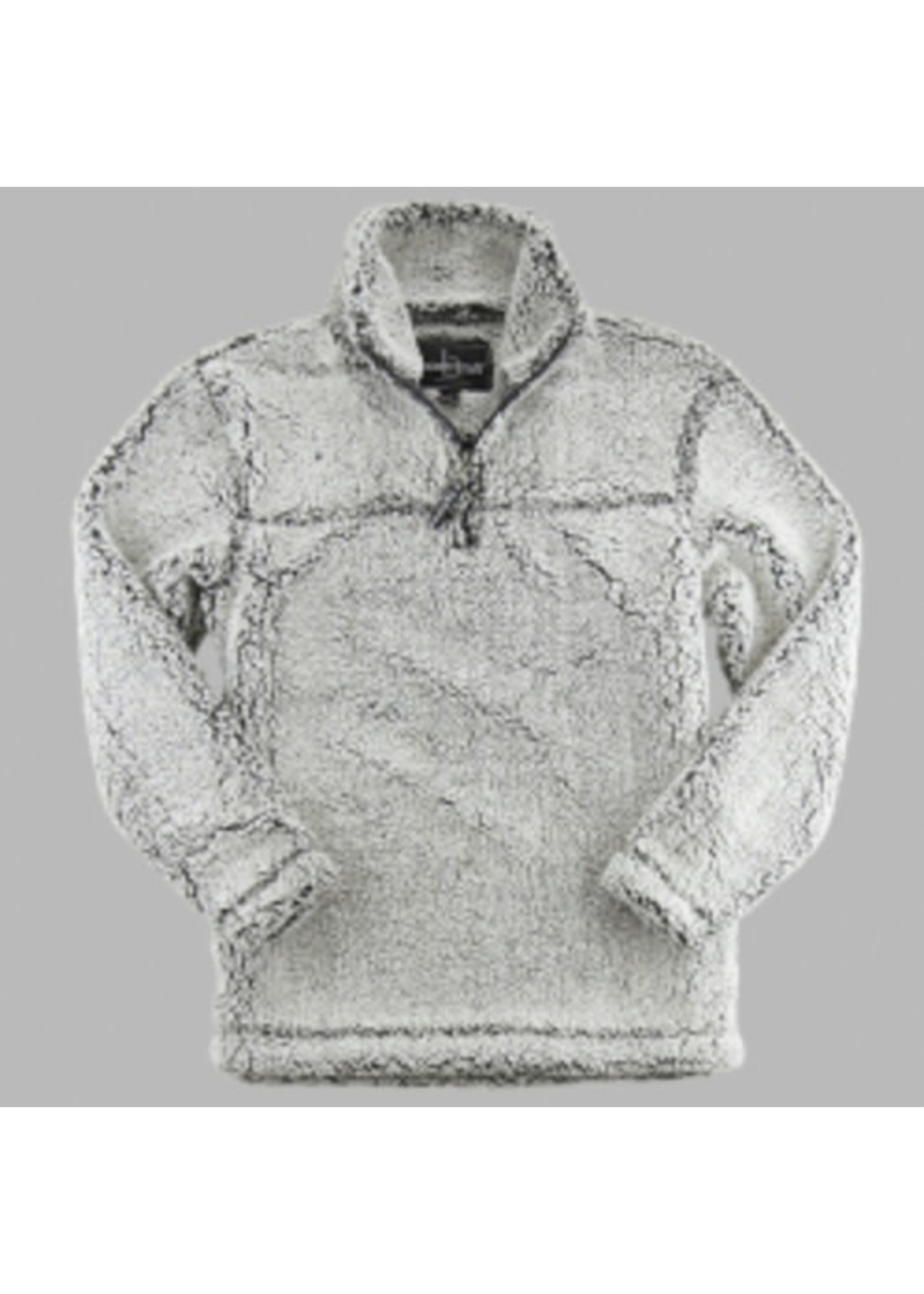 NON-UNIFORM JD Frosty Sherpa Pullover, Unisex 1/4 zip, solid color