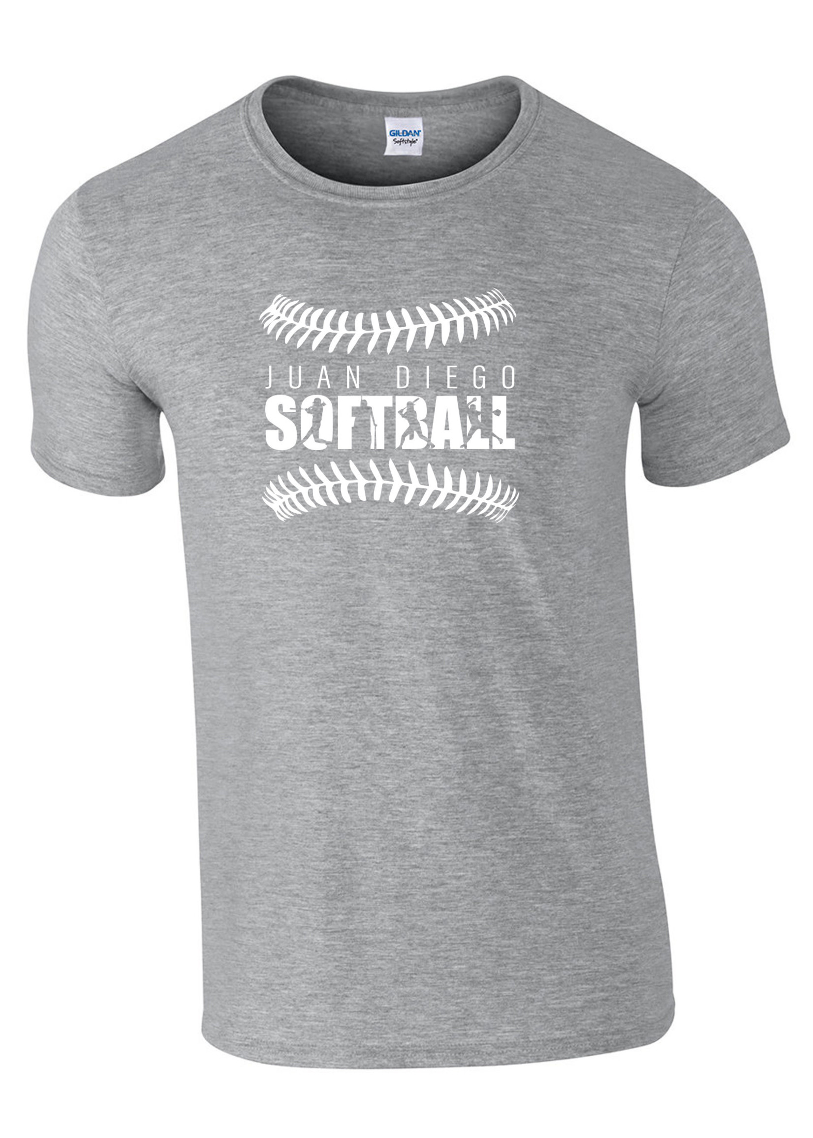 NON-UNIFORM JD Softball Spirit T-Shirt, stitch/player