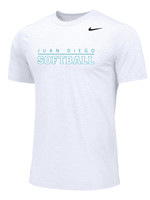 NON-UNIFORM JD Softball Nike Spirit T-Shirt, JD Sport Text