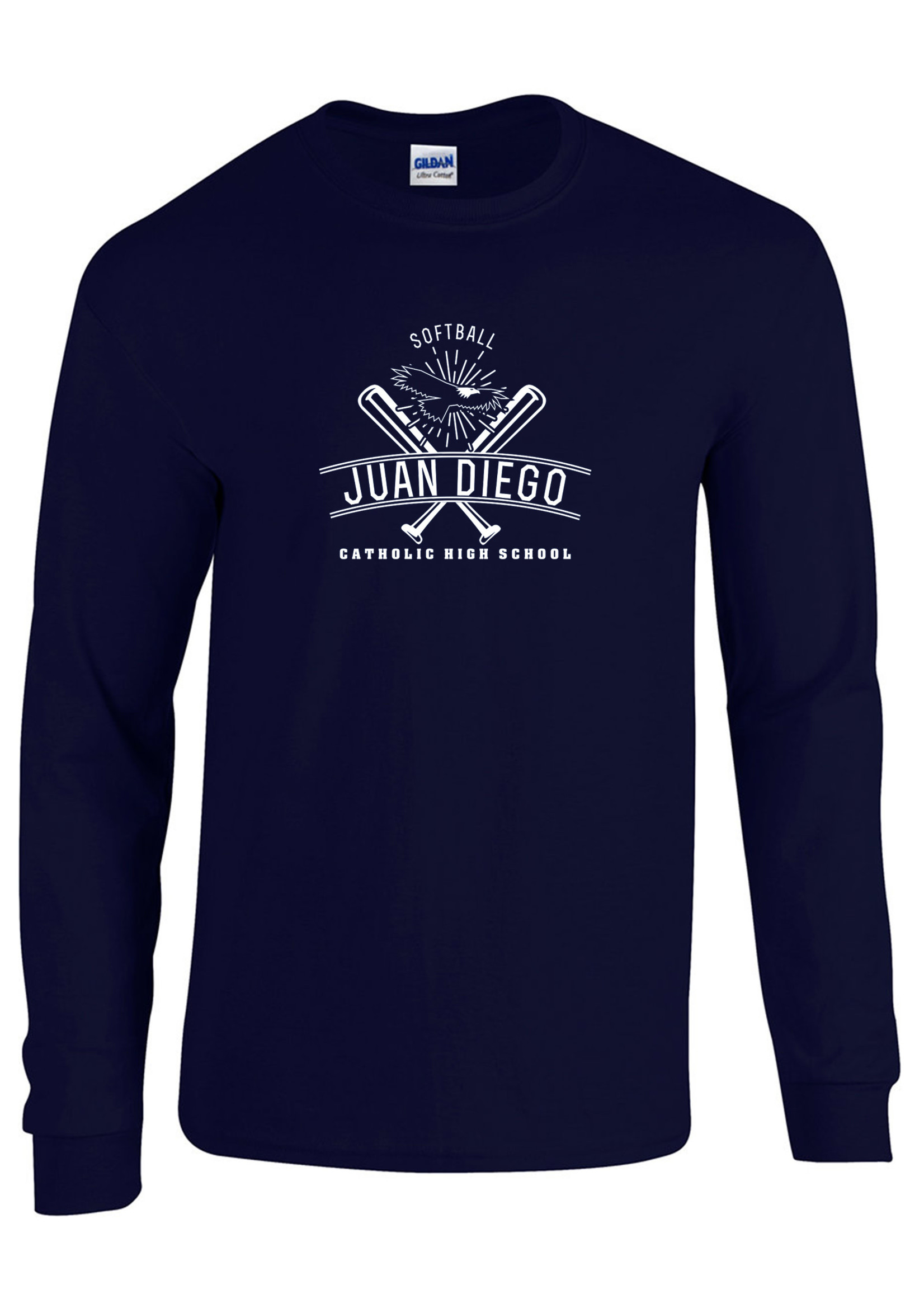 NON-UNIFORM JD Softball Spirit Long Sleeve T-Shirt, legacy bat design