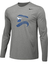 希少品美品 ヴィンテージNIKE BASEBALL Practice Shirt Vintage 90's Nike Cursive Hand Writing Big Logo Baseball