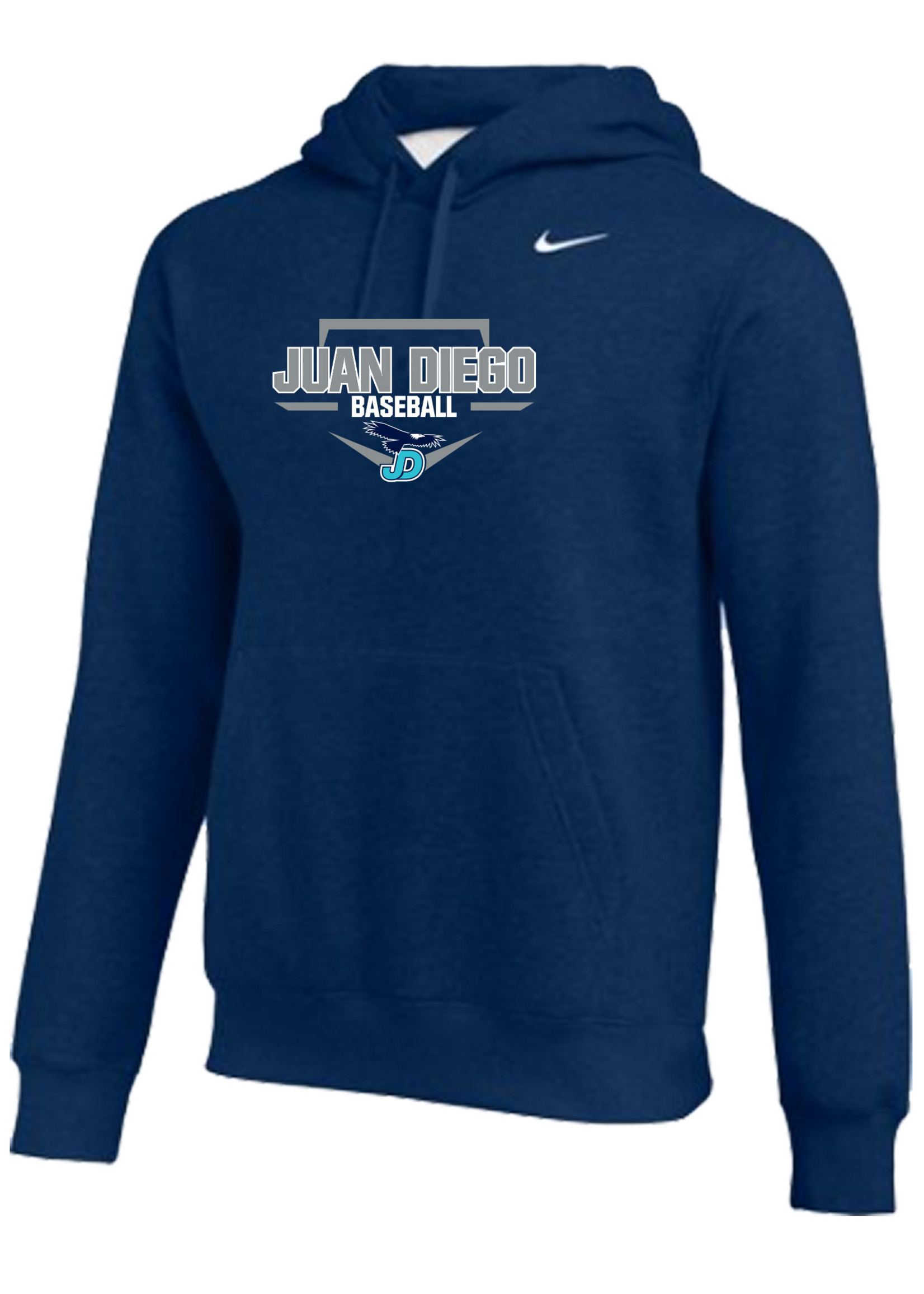 NON-UNIFORM JD Baseball Nike Club Fleece Hooded Pullover