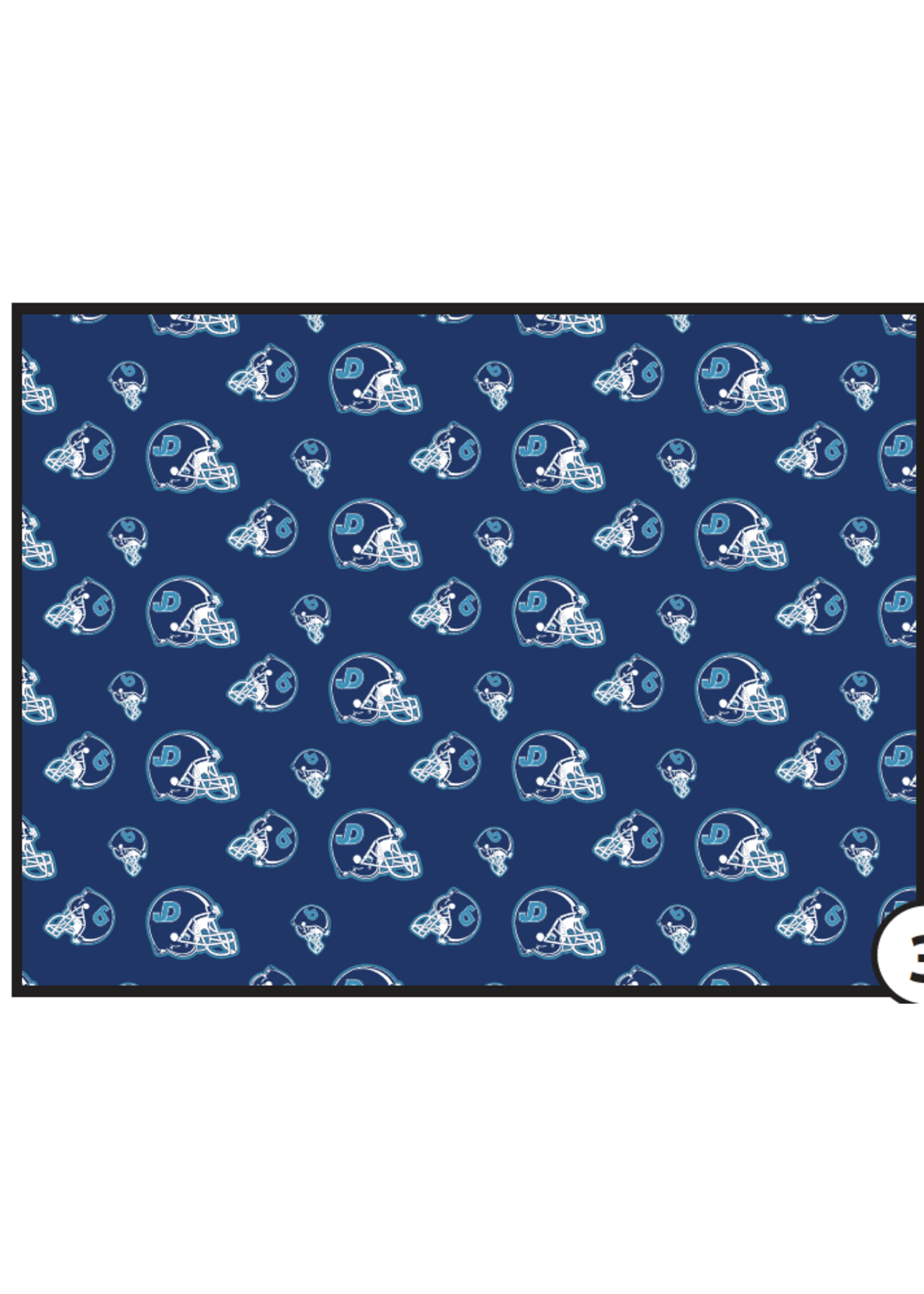 NON-UNIFORM JD D-Luxe Plush Spirit Wrap Blanket, Football - NEW!! - This item is on order and arriving soon!
