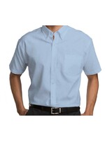 UNIFORM A+ New Fit  Boys Oxford Short Sleeve 8135, Blue