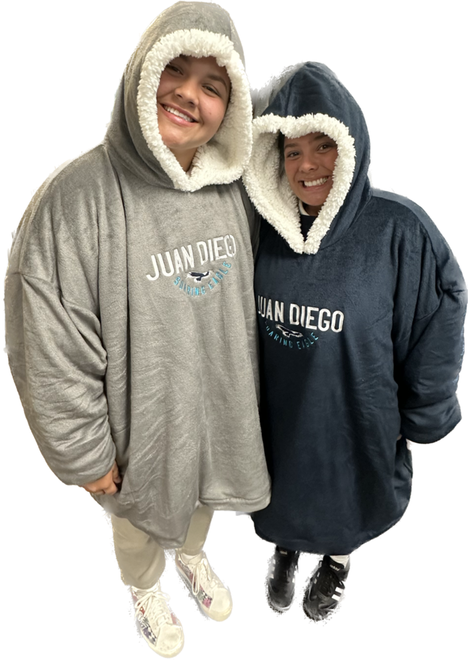 NON-UNIFORM Wearable Blanket, hooded poncho