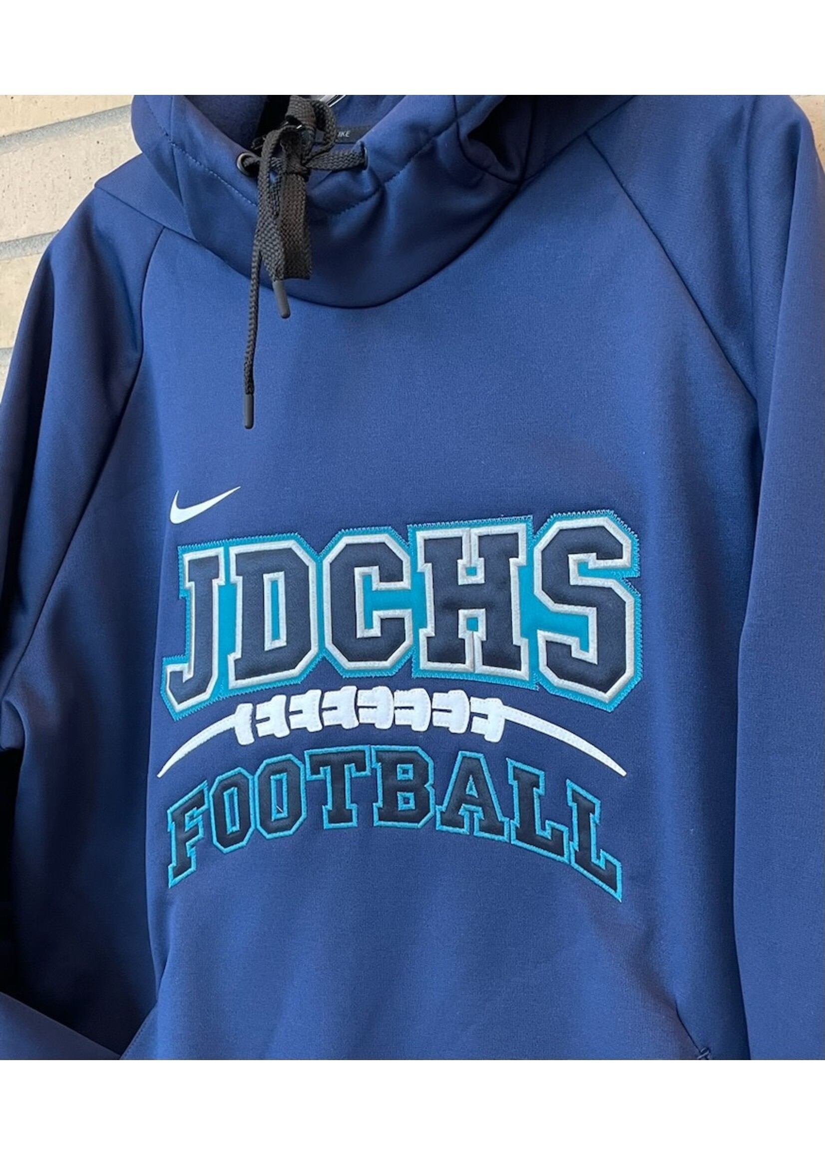 NON-UNIFORM JD Tackle Twill Football Hooded Performance Sweatshirt