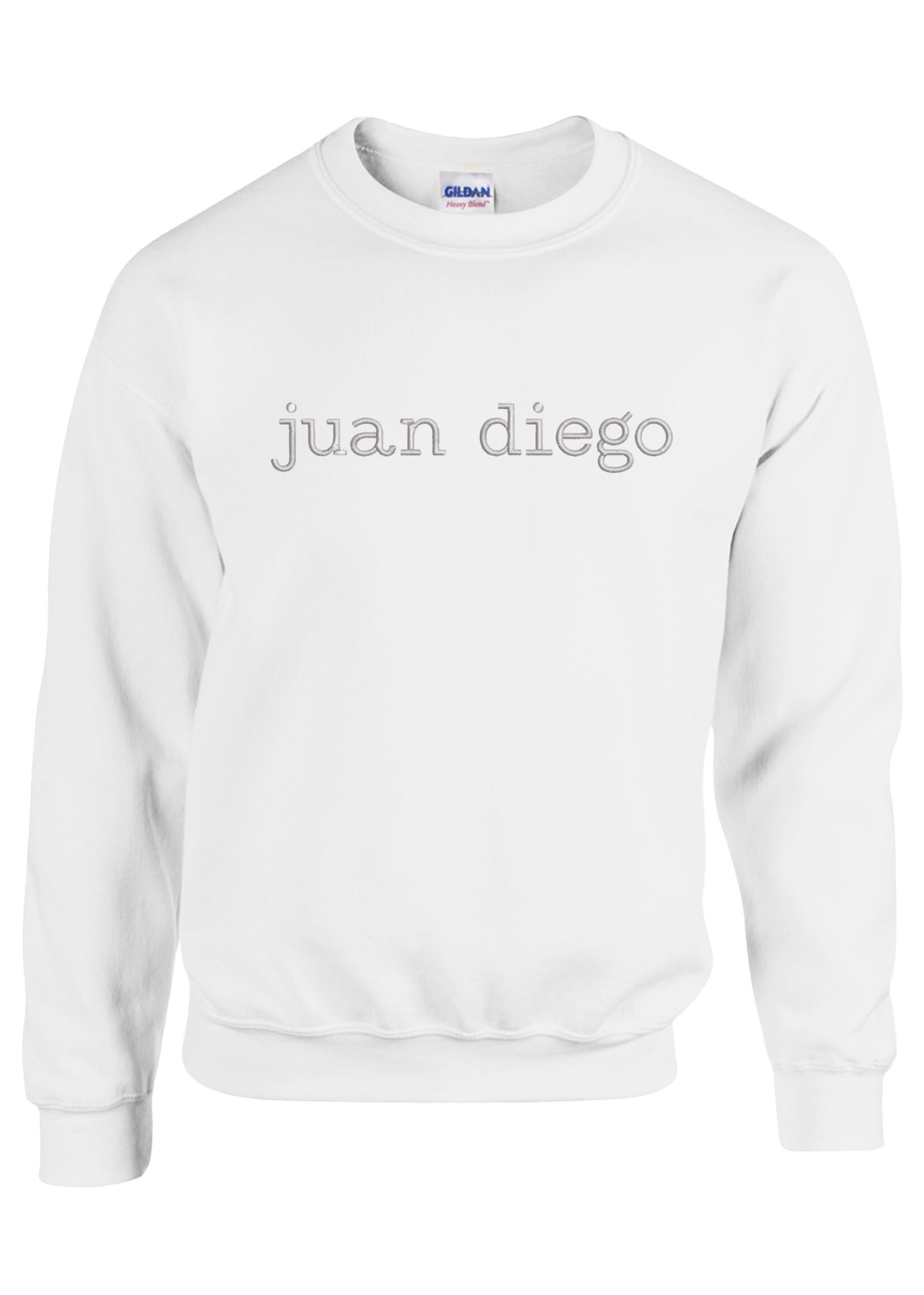 NON-UNIFORM Juan Diego typeset Crew Neck Pullover