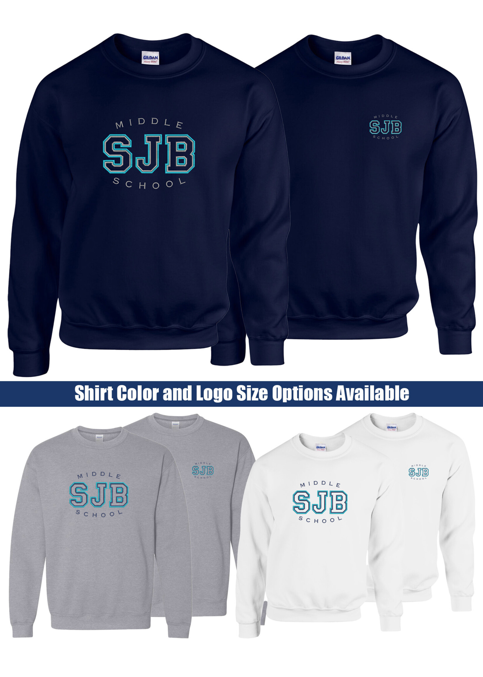 NON-UNIFORM SJBMS Crew Neck Sweatshirt