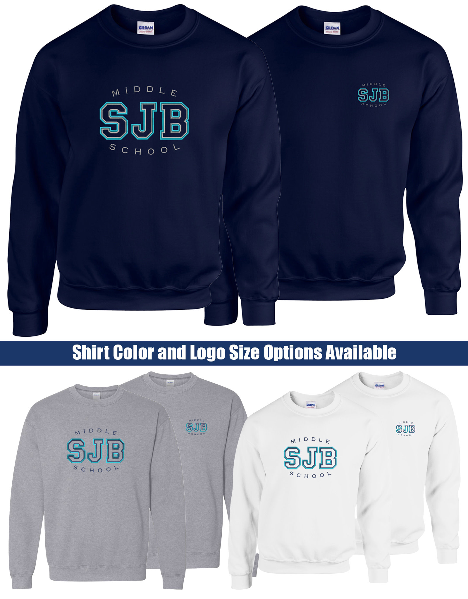 SJBMS Crew Neck Sweatshirt Saint Paul's Place