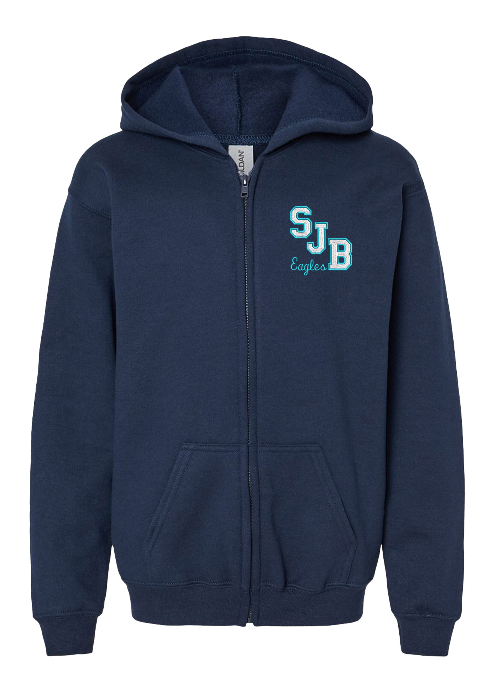 NON-UNIFORM SJB Full Zip Hoodie  (5th-8th)