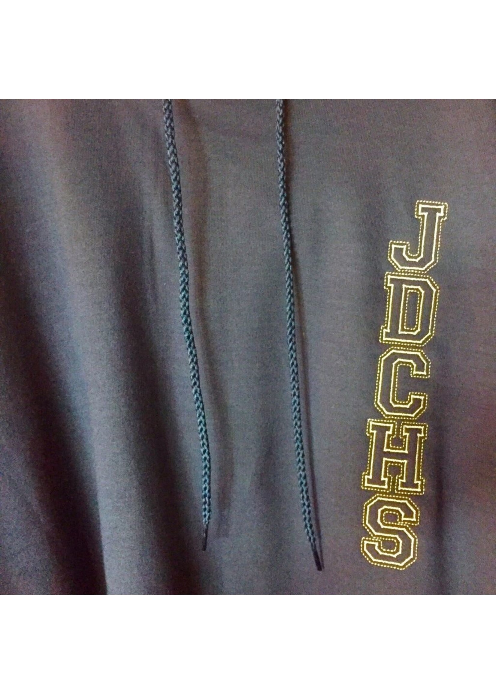 NON-UNIFORM Sweatshirt - JDCHS Hooded Pullover w/vertical logo left front
