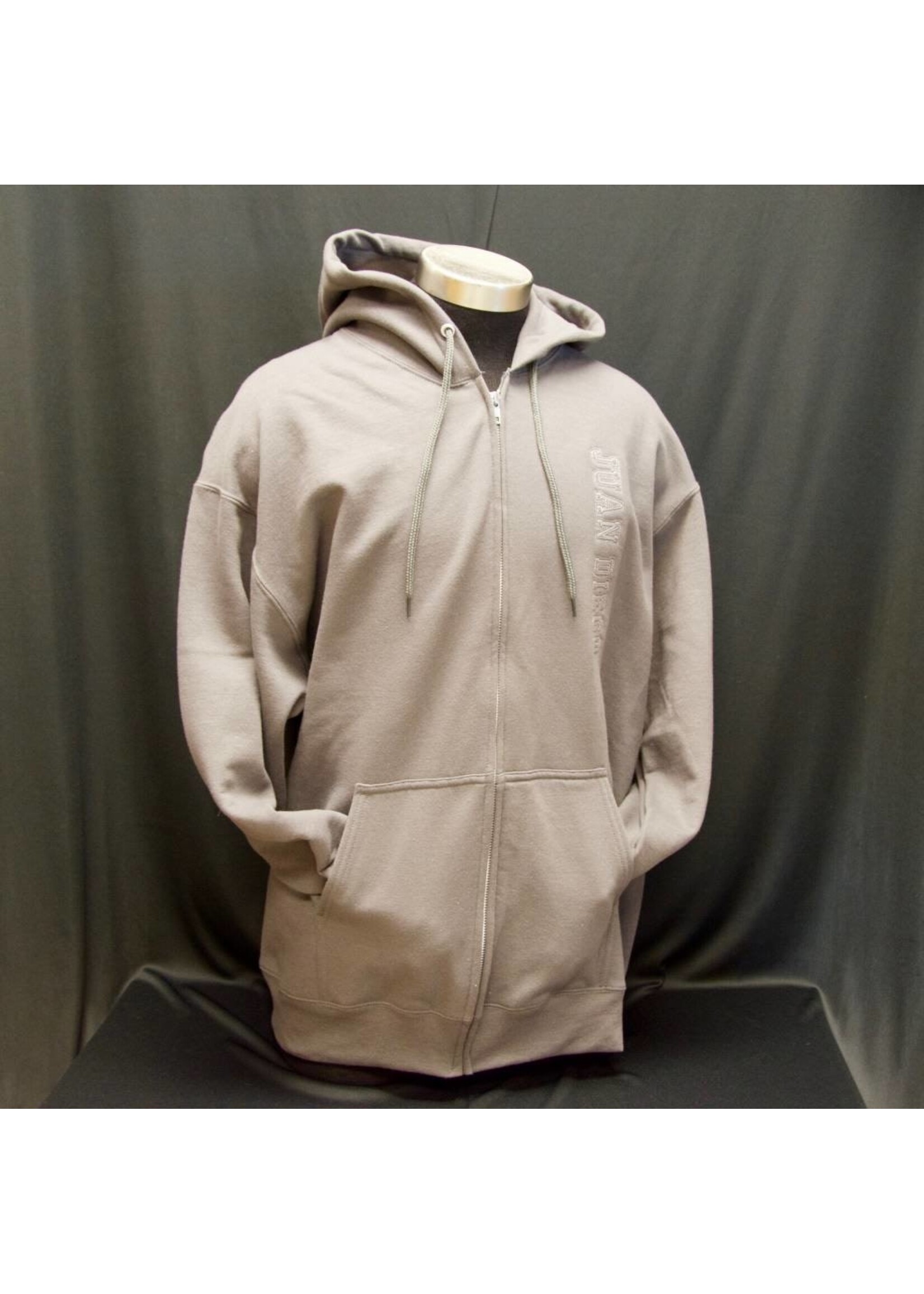 NON-UNIFORM Sweatshirt - JDCHS Full Zip Hooded Sweatshirt  w/vertical logo left front