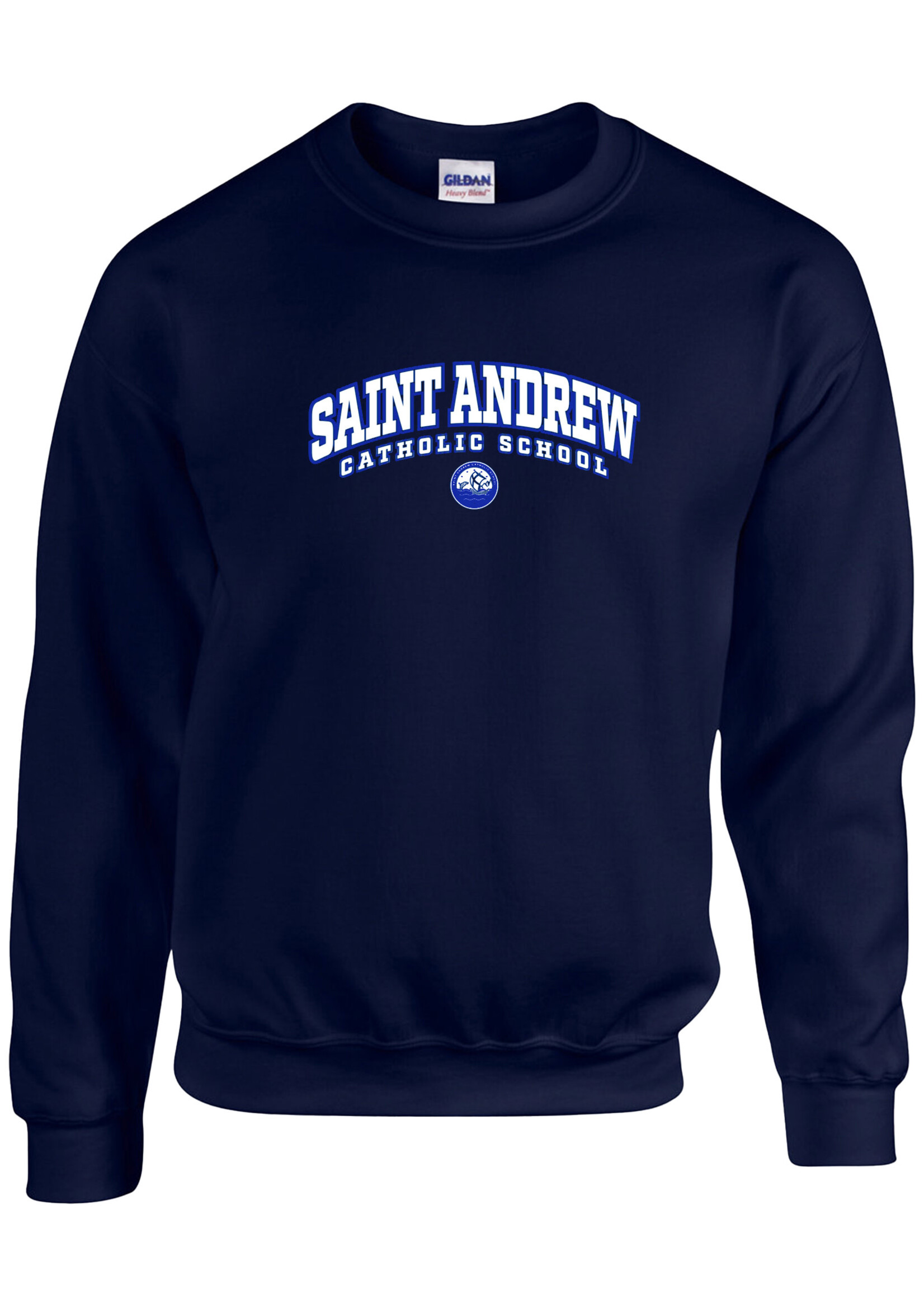 NON-UNIFORM Saint Andrew Crew Neck Sweatshirt, Navy