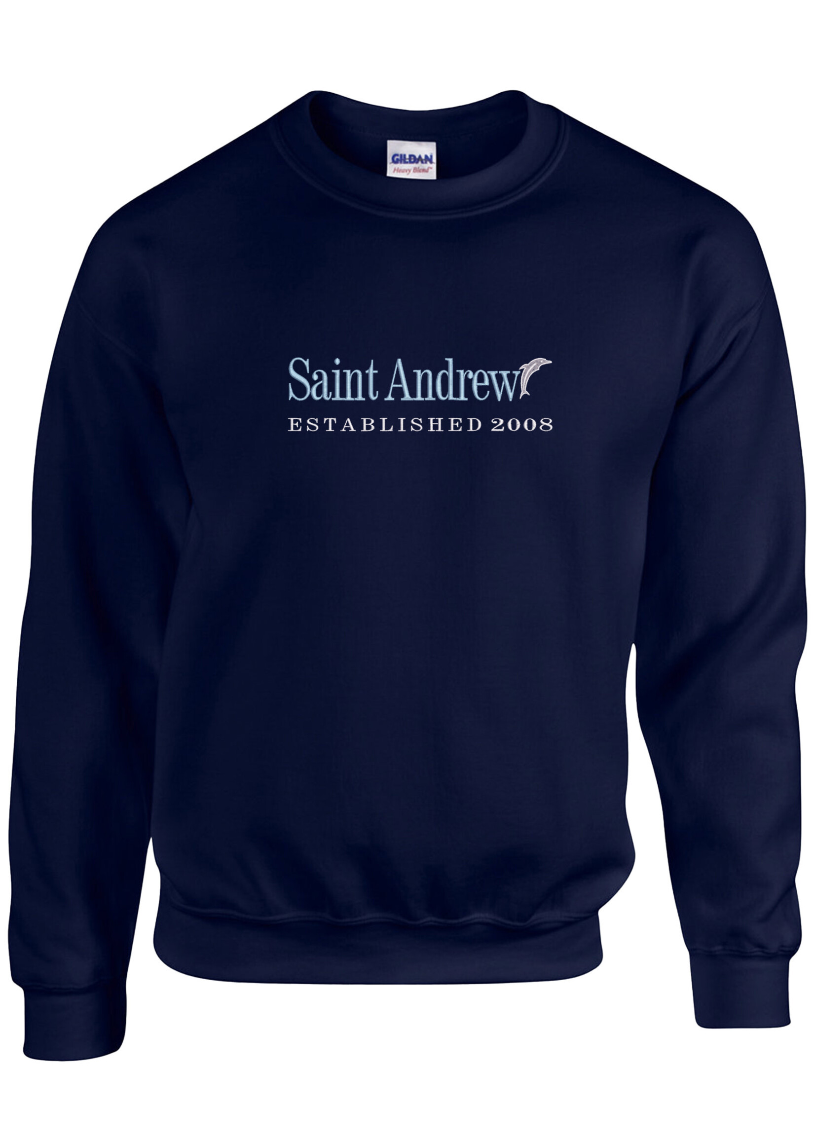 NON-UNIFORM Saint Andrew Established 2008 Crew Neck Sweatshirt, Navy