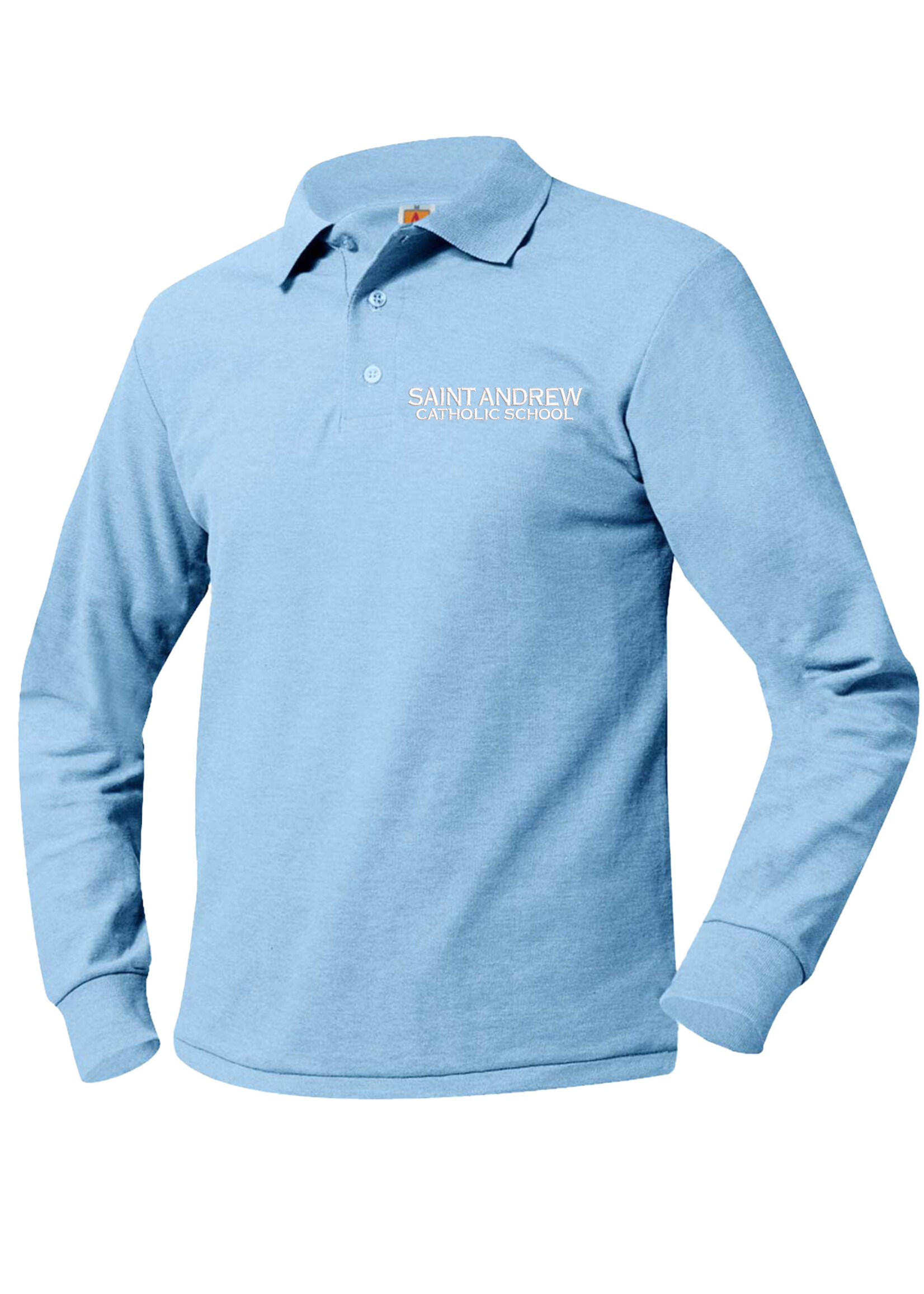 UNIFORM Pique Polo Long Sleeve Shirt  Saint Andrew