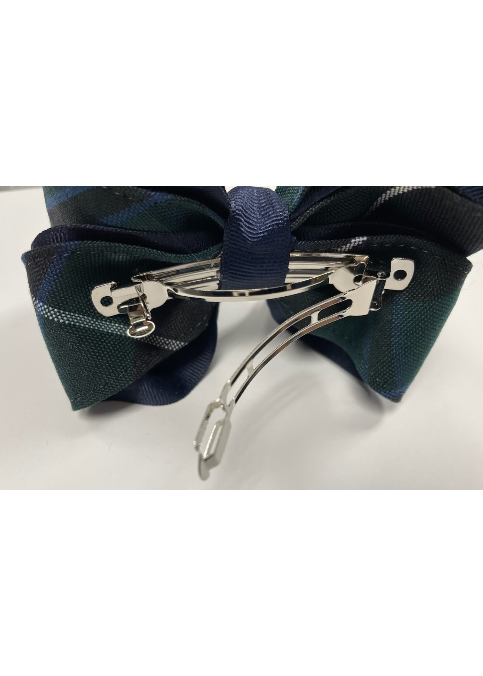 UNIFORM Hair - SJB Plaid & Ribbon 4 Looped Bow Clip