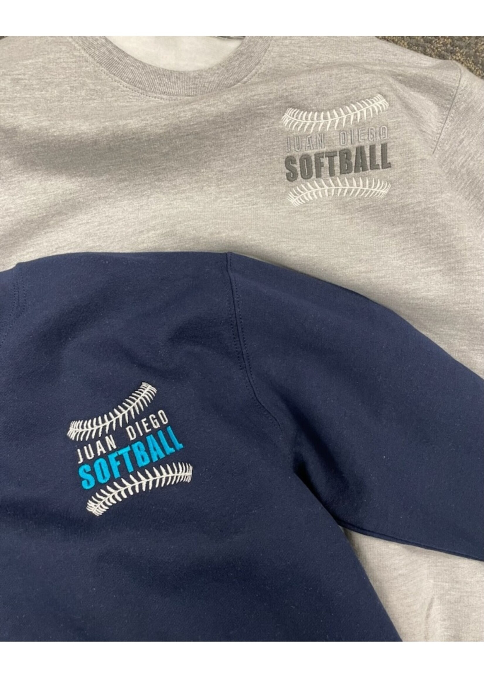 NON-UNIFORM Juan Diego Softball Crew Neck Sweatshirt, Unisex