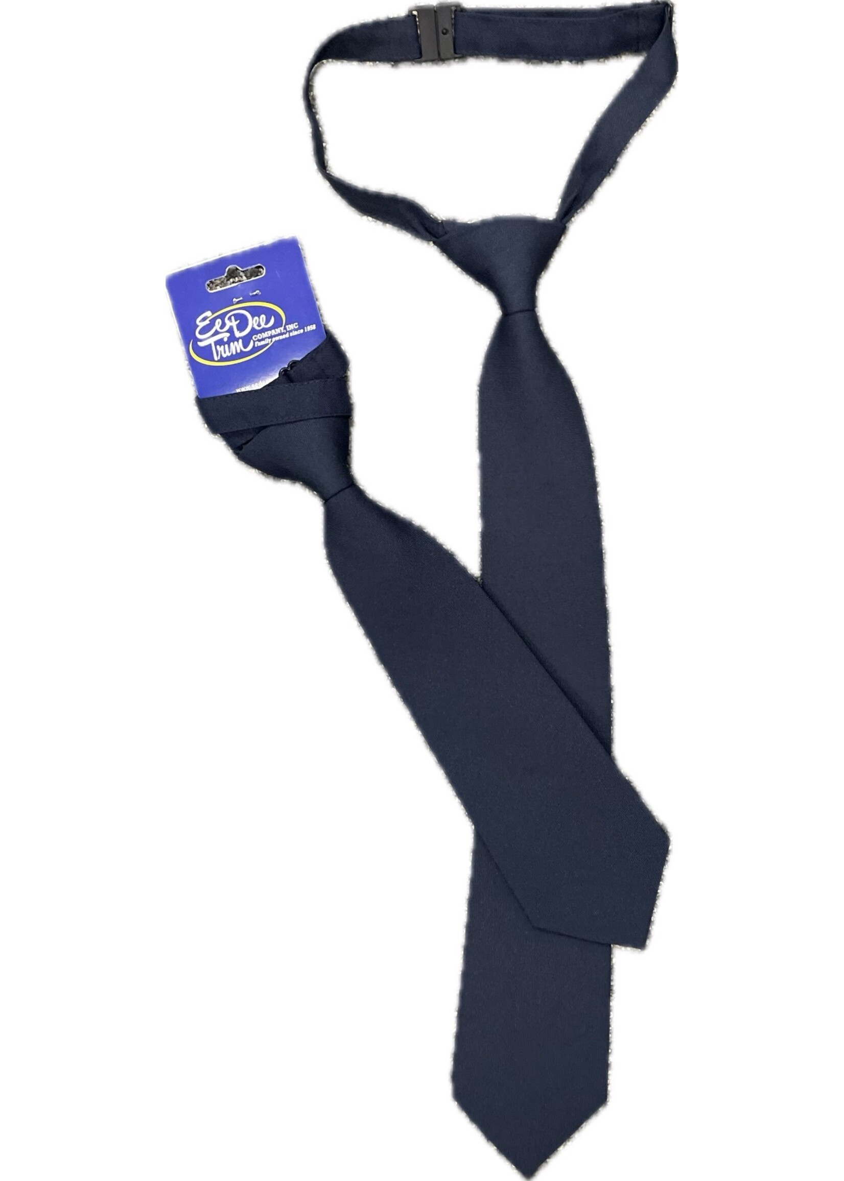 UNIFORM Tie, Clip on Navy Tie