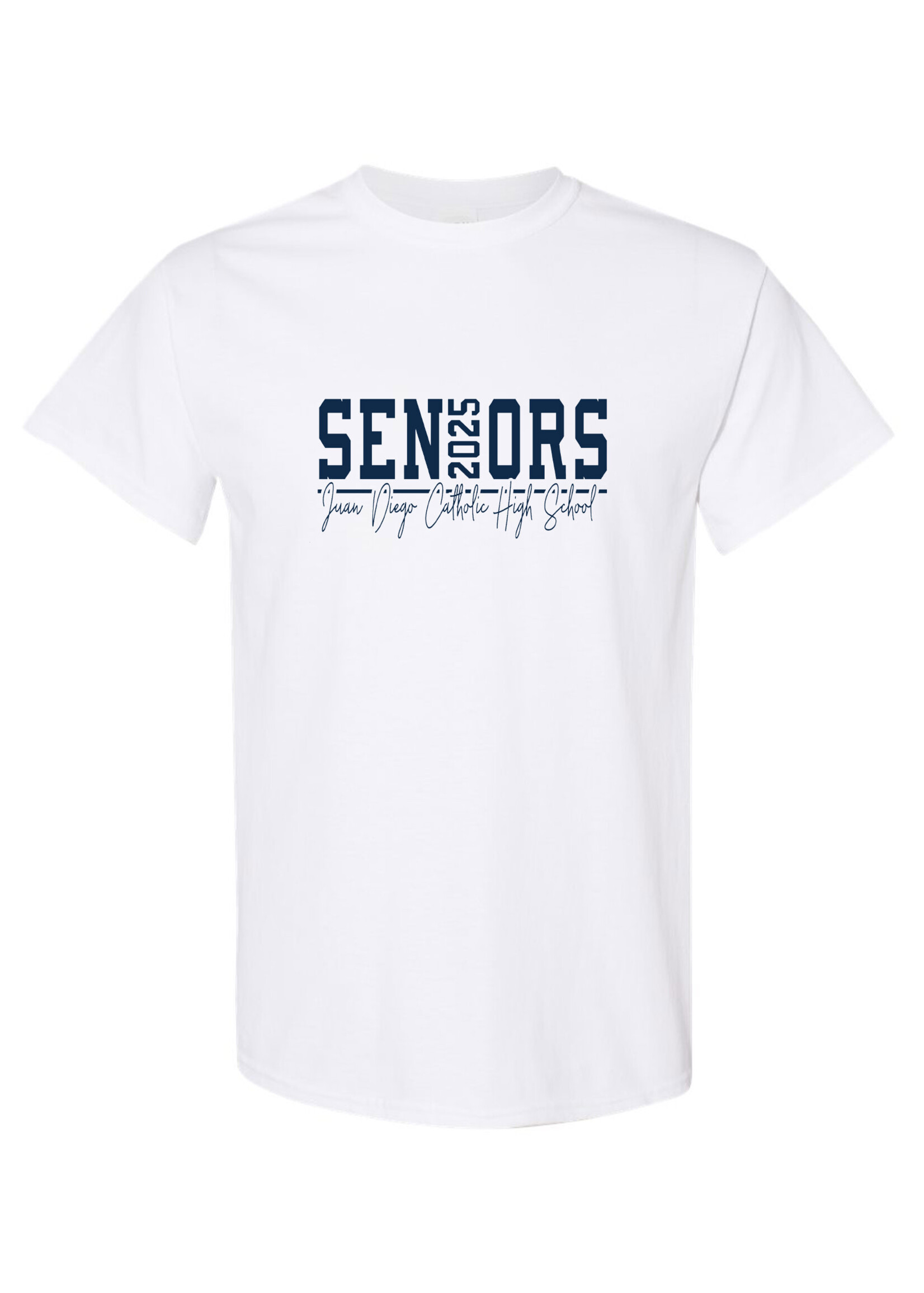 NON-UNIFORM Juan Diego Catholic High School SENIORS (2025) t-shirt