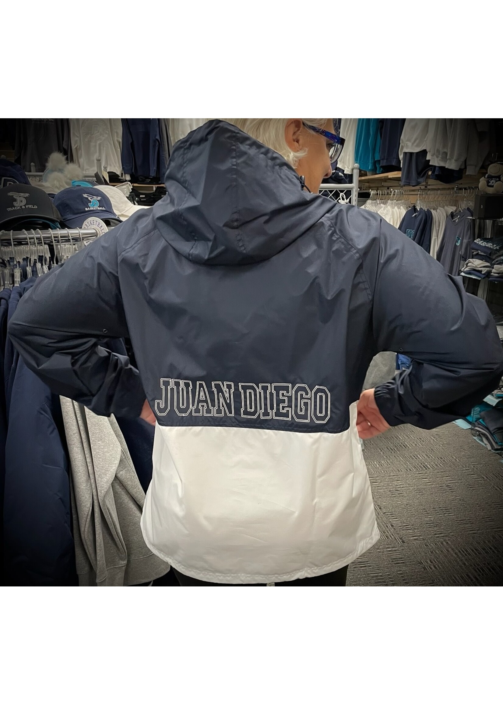 NON-UNIFORM Juan Diego Color Block Pack n Go Pullover 1/4 Zip