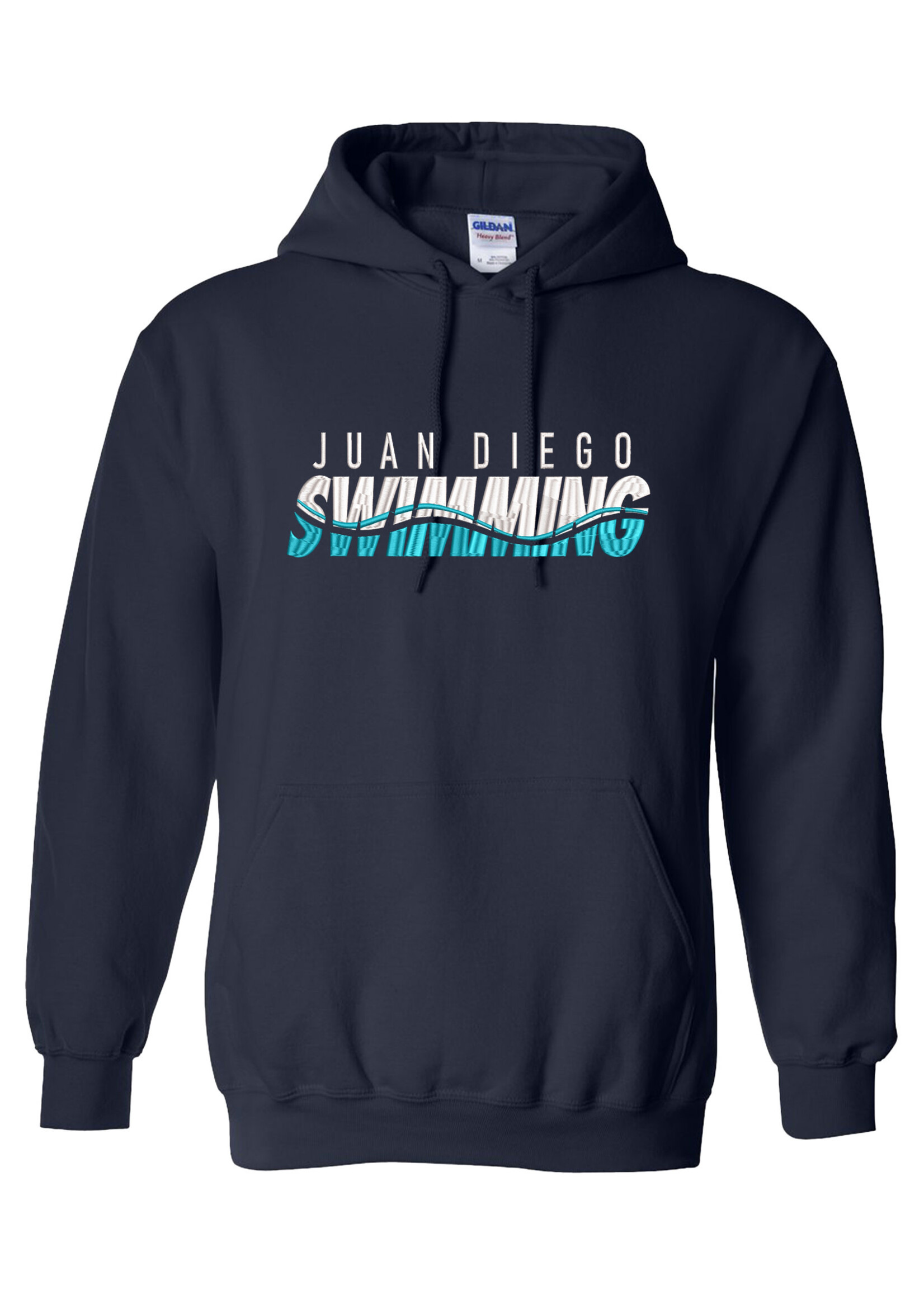 NON-UNIFORM Juan Diego Swimming Embroidered Hoodie