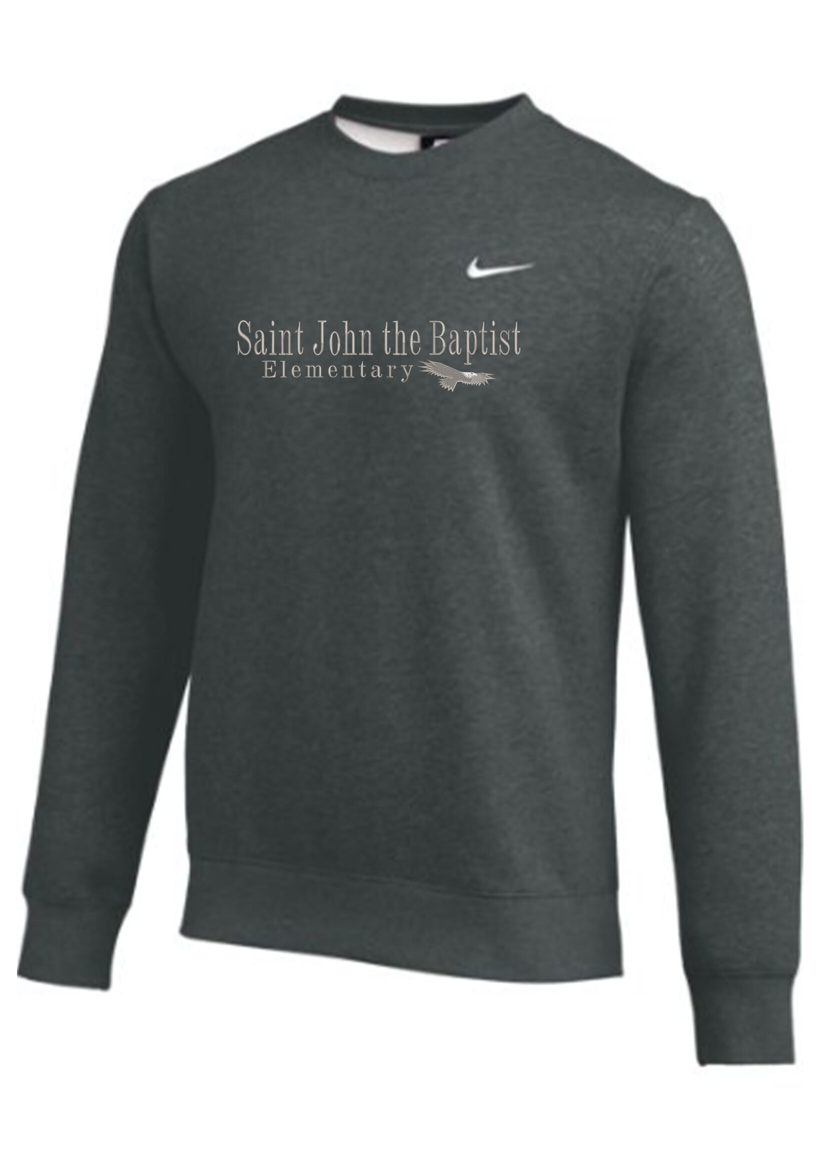 NON-UNIFORM St John the Baptist ES (eagle) tnt Nike Crew Neck Sweatshirt