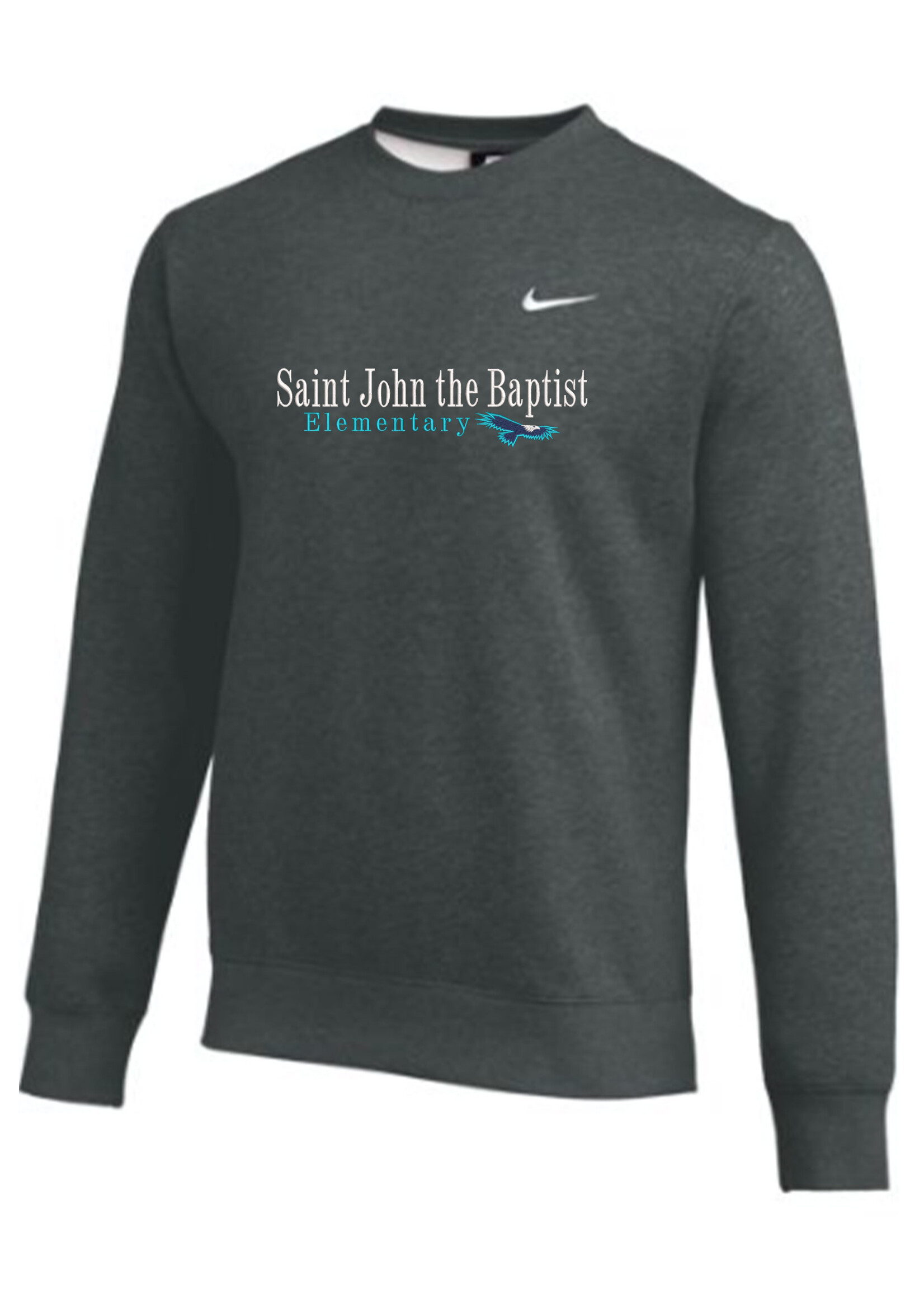NON-UNIFORM St John the Baptist ES (eagle) Nike Crew Neck Sweatshirt