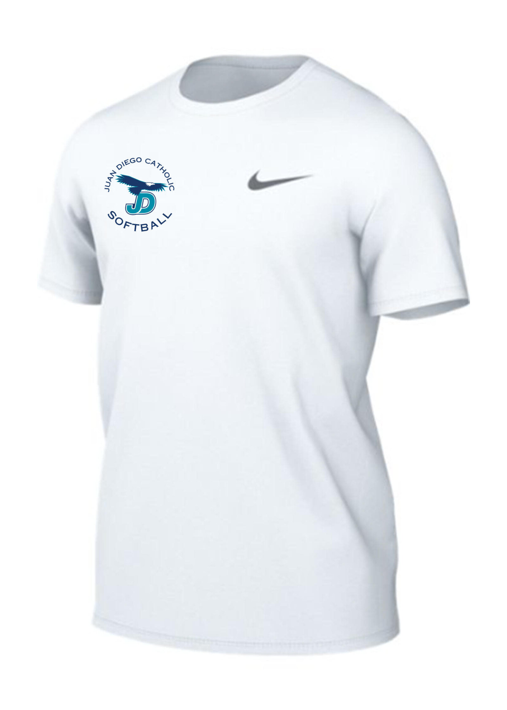 NON-UNIFORM Softball Nike Spirit T-Shirt, small softball stitching logo