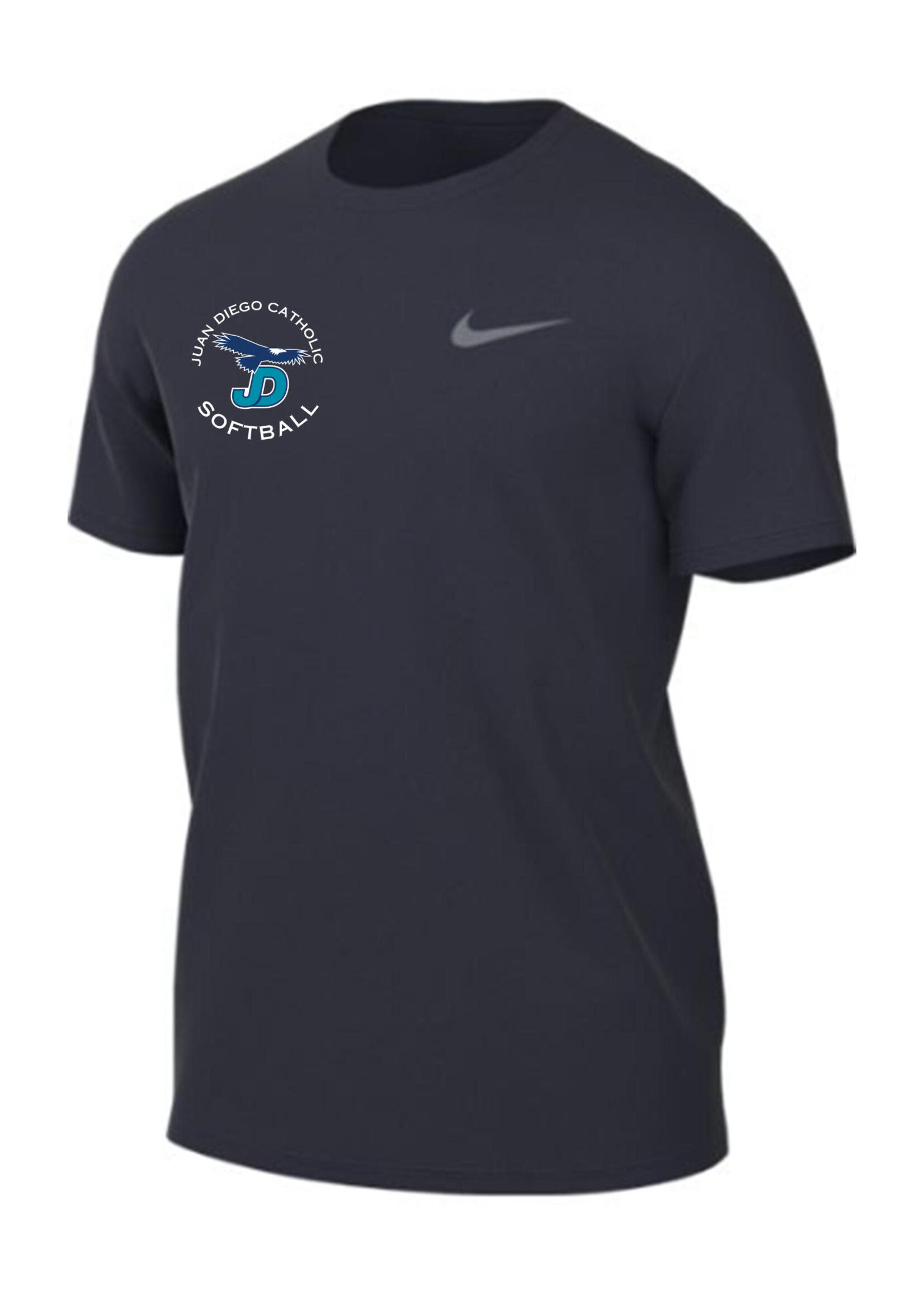 NON-UNIFORM Softball Nike Spirit T-Shirt, small softball stitching logo