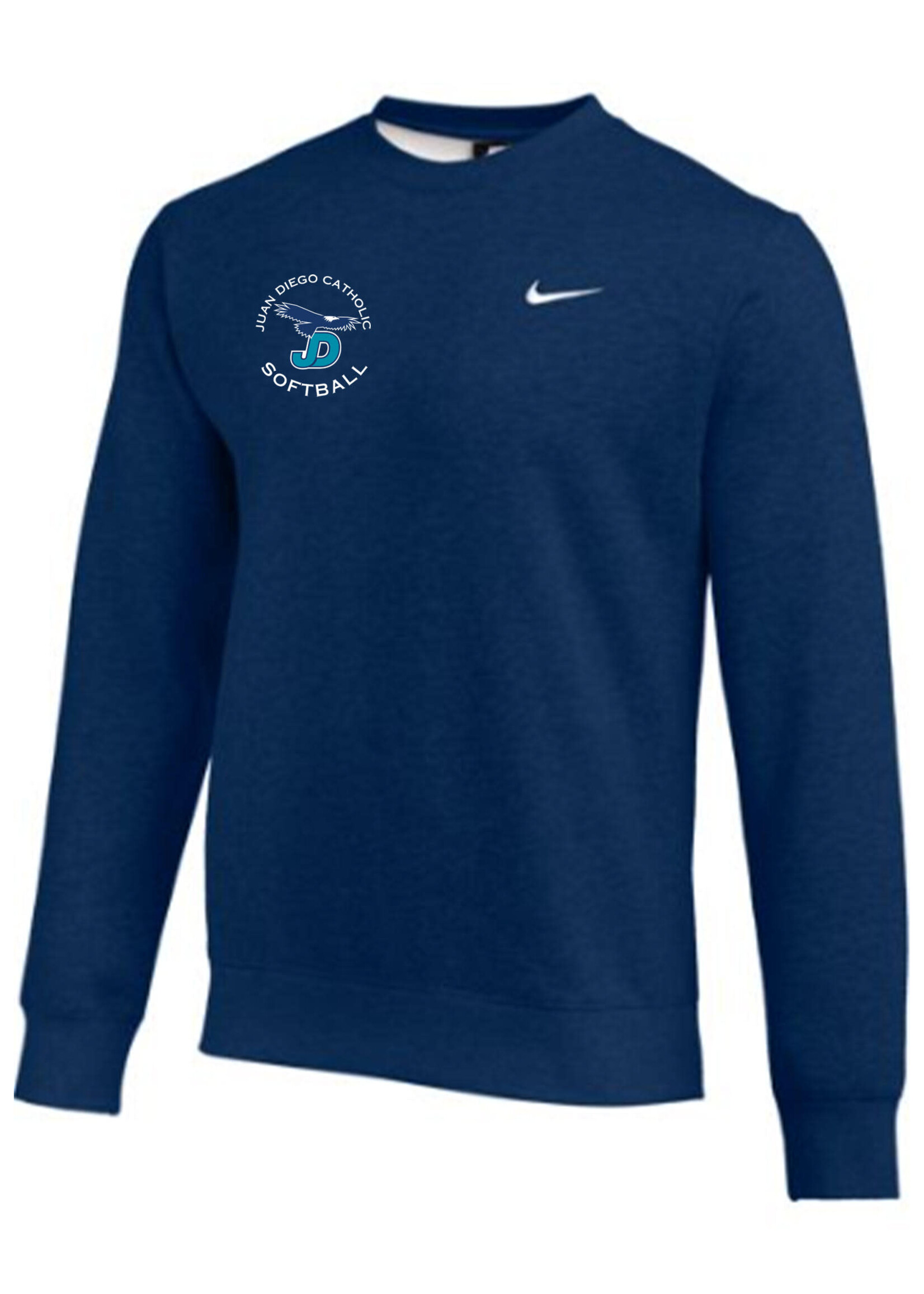 NON-UNIFORM JD Softball Nike Club Crew Neck Sweatshirt, custom options