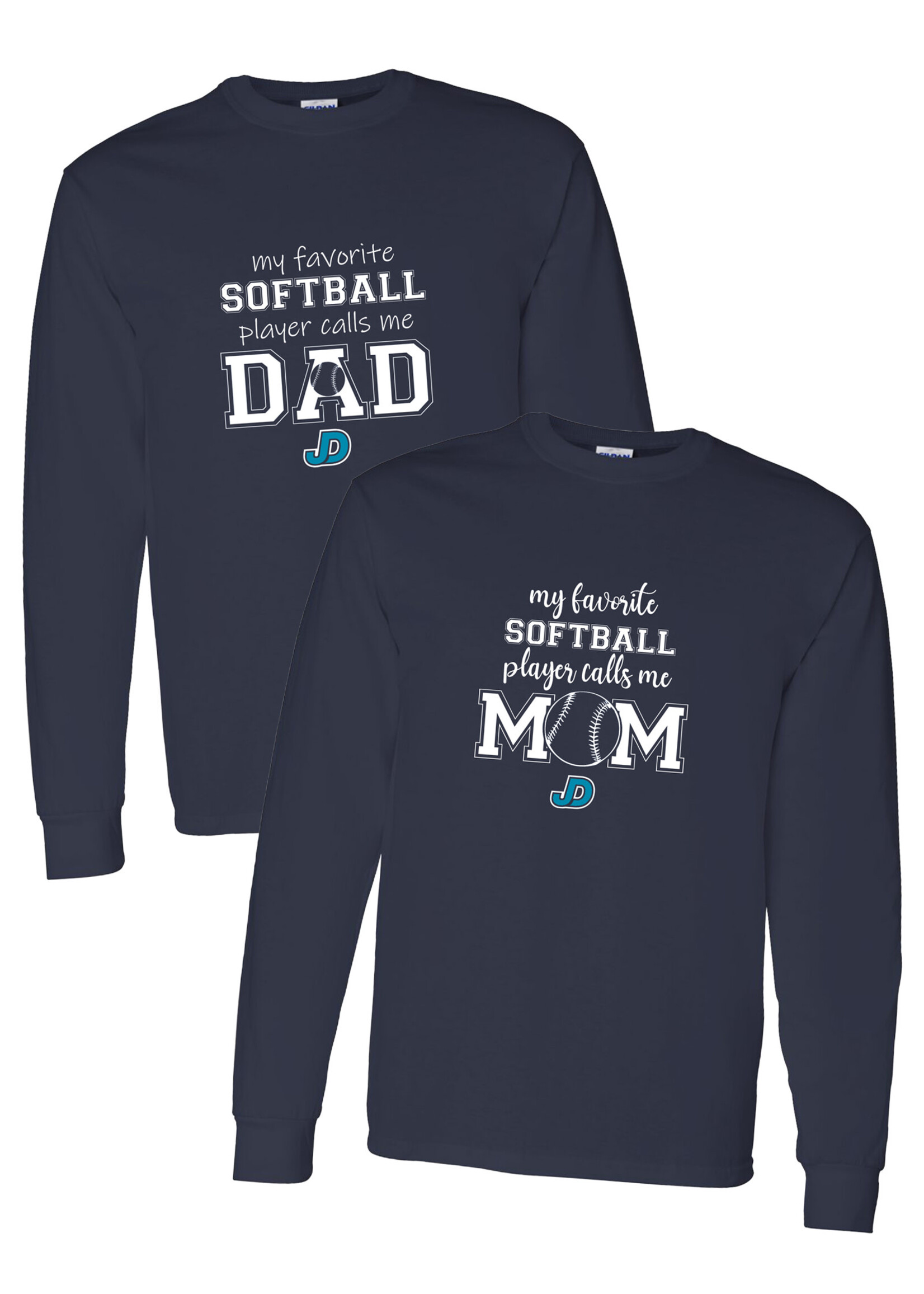 NON-UNIFORM My Favorite SOFTBALL Player Calls Me long sleeve t-shirt