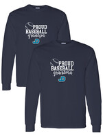 NON-UNIFORM Proud BASEBALL Grandparent long sleeve t-shirt