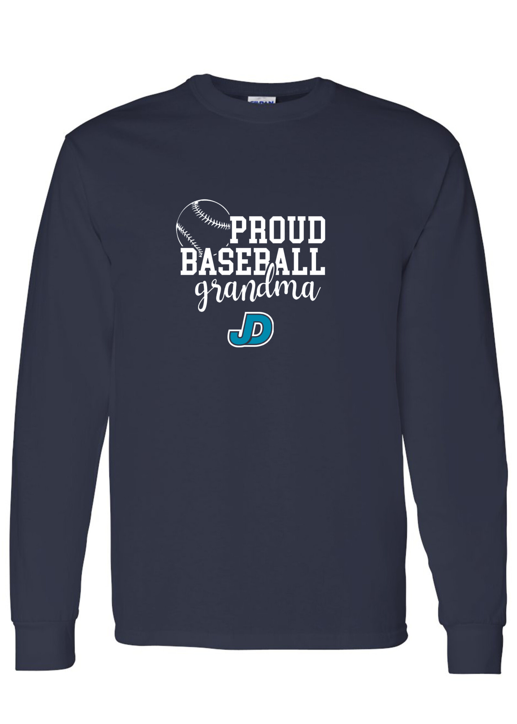 NON-UNIFORM Proud BASEBALL Grandparent long sleeve t-shirt