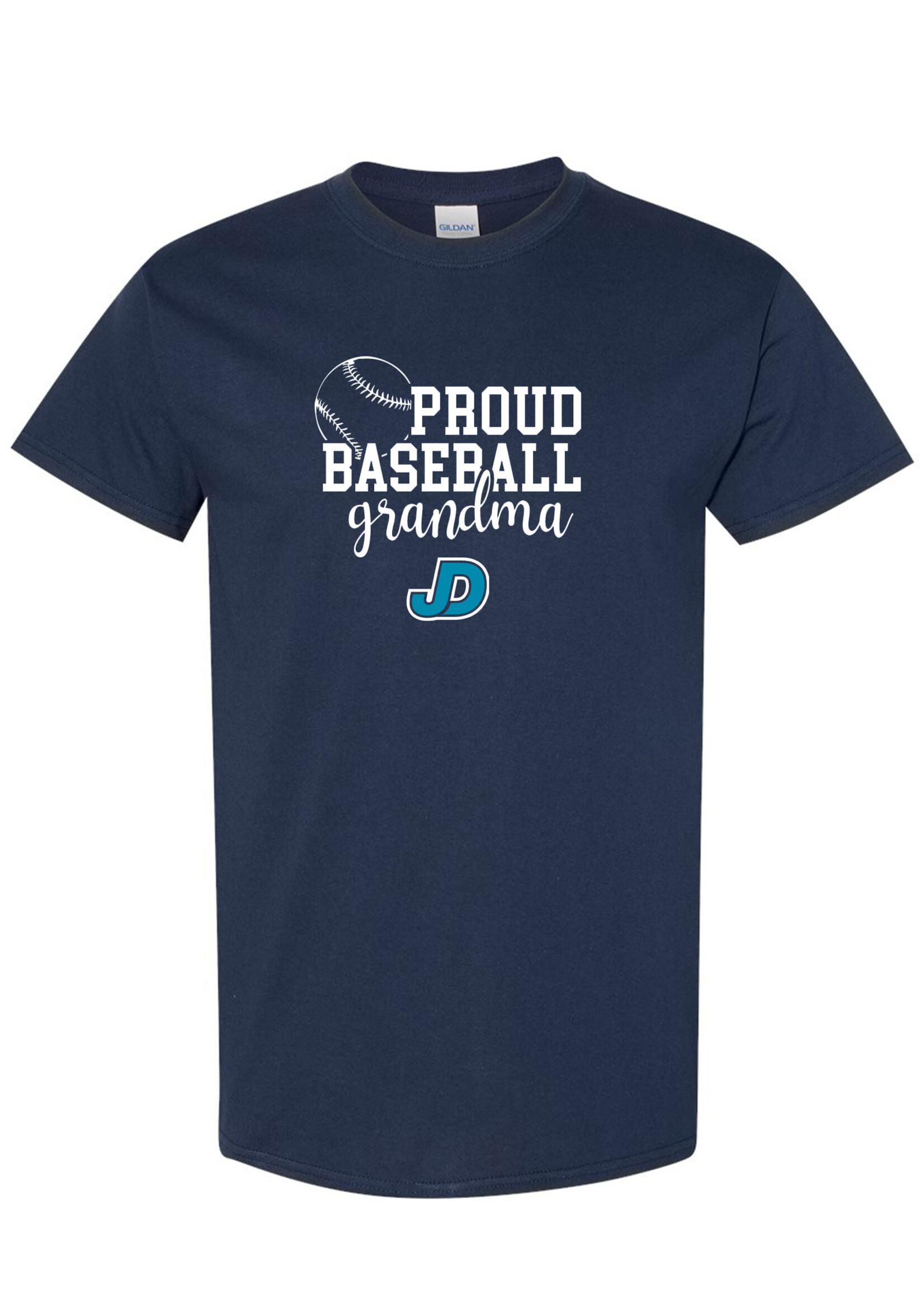 NON-UNIFORM Proud BASEBALL Grandparent short sleeve t-shirt
