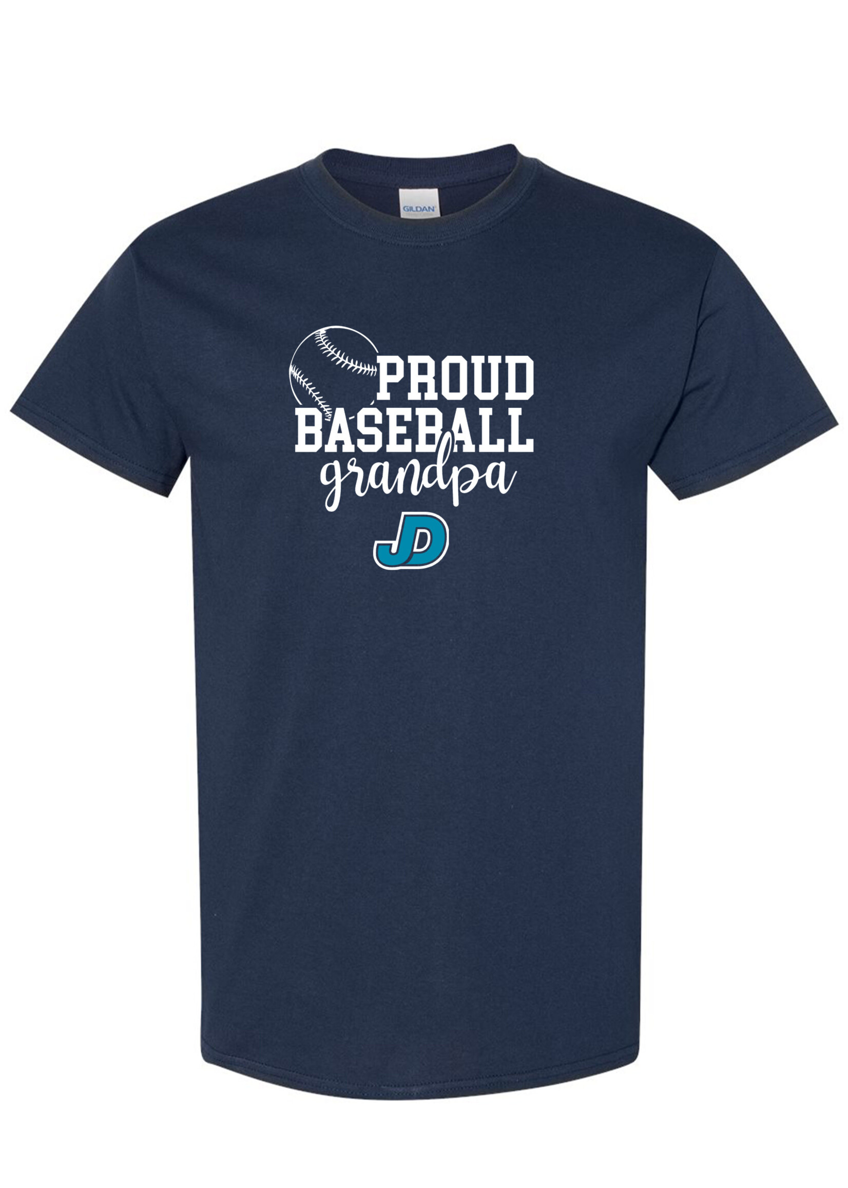 NON-UNIFORM Proud BASEBALL Grandparent short sleeve t-shirt