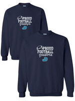 NON-UNIFORM Proud FOOTBALL Grandparent crew neck sweatshirt
