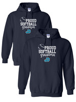 NON-UNIFORM Proud SOFTBALL Grandparent hoodie