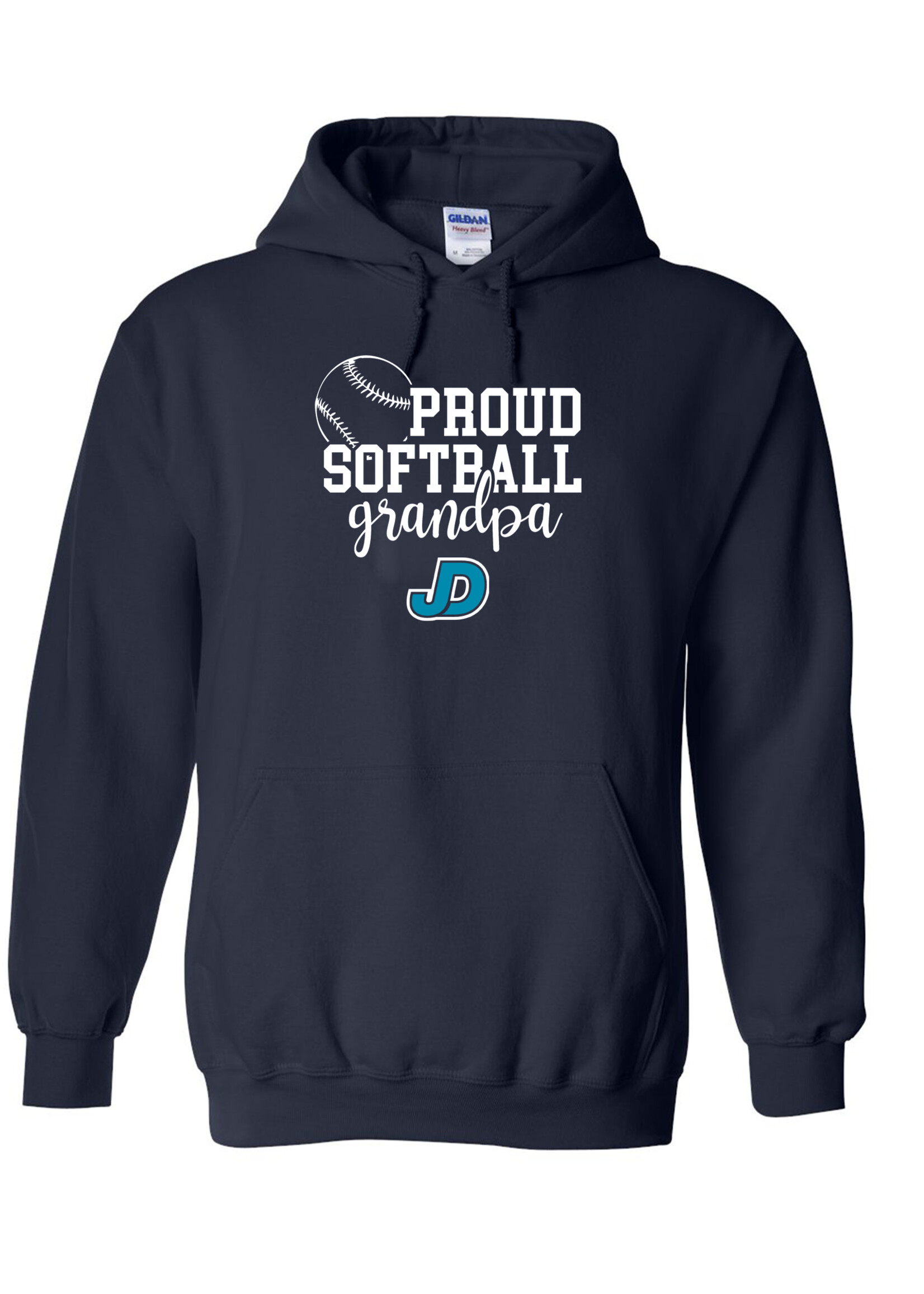 NON-UNIFORM Proud SOFTBALL Grandparent hoodie