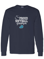 NON-UNIFORM Proud SOFTBALL Grandparent long sleeve t-shirt