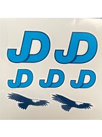 NON-UNIFORM JD Sticker Set -variety removable & reusable decals