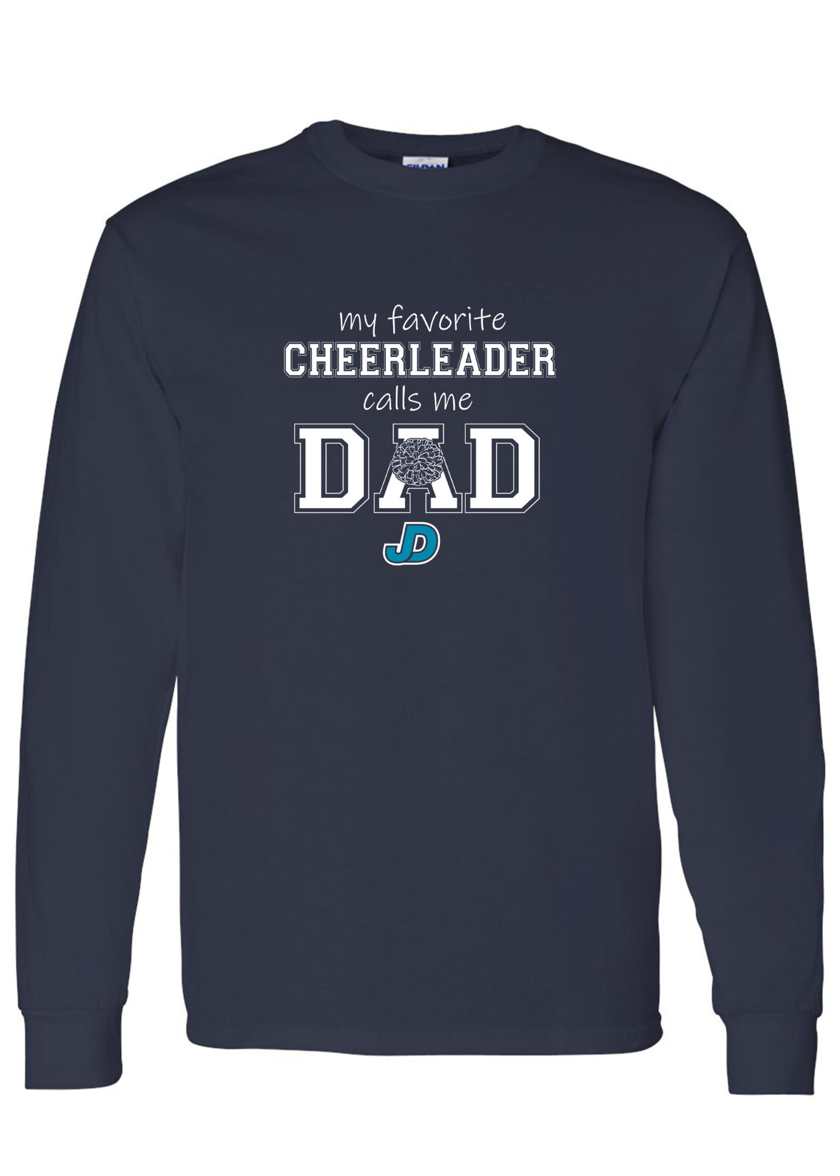 NON-UNIFORM My Favorite CHEERLEADER Calls Me long sleeve t-shirt