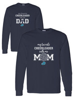 NON-UNIFORM My Favorite CHEERLEADER Calls Me long sleeve t-shirt