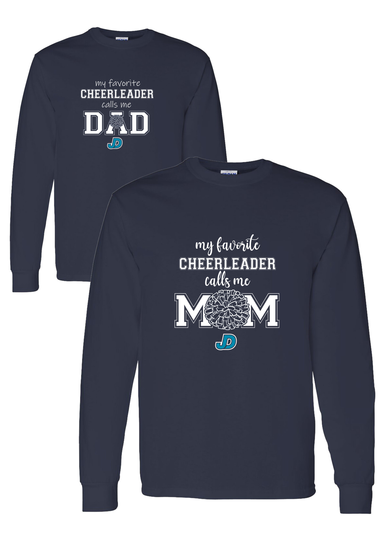 NON-UNIFORM My Favorite CHEERLEADER Calls Me long sleeve t-shirt