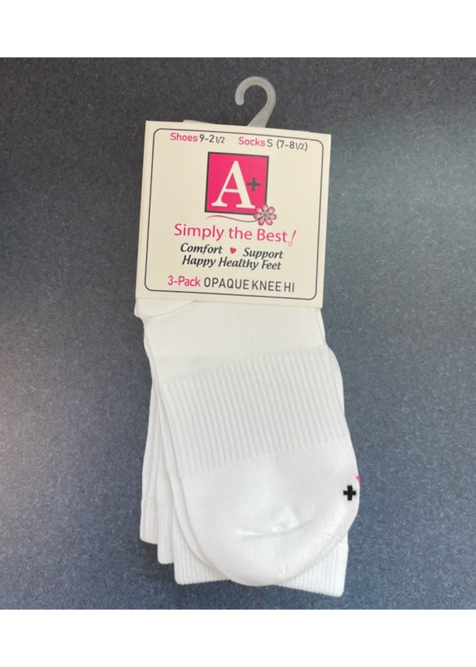 UNIFORM Sock - 3 Pack Girls Opaque Knee Hi