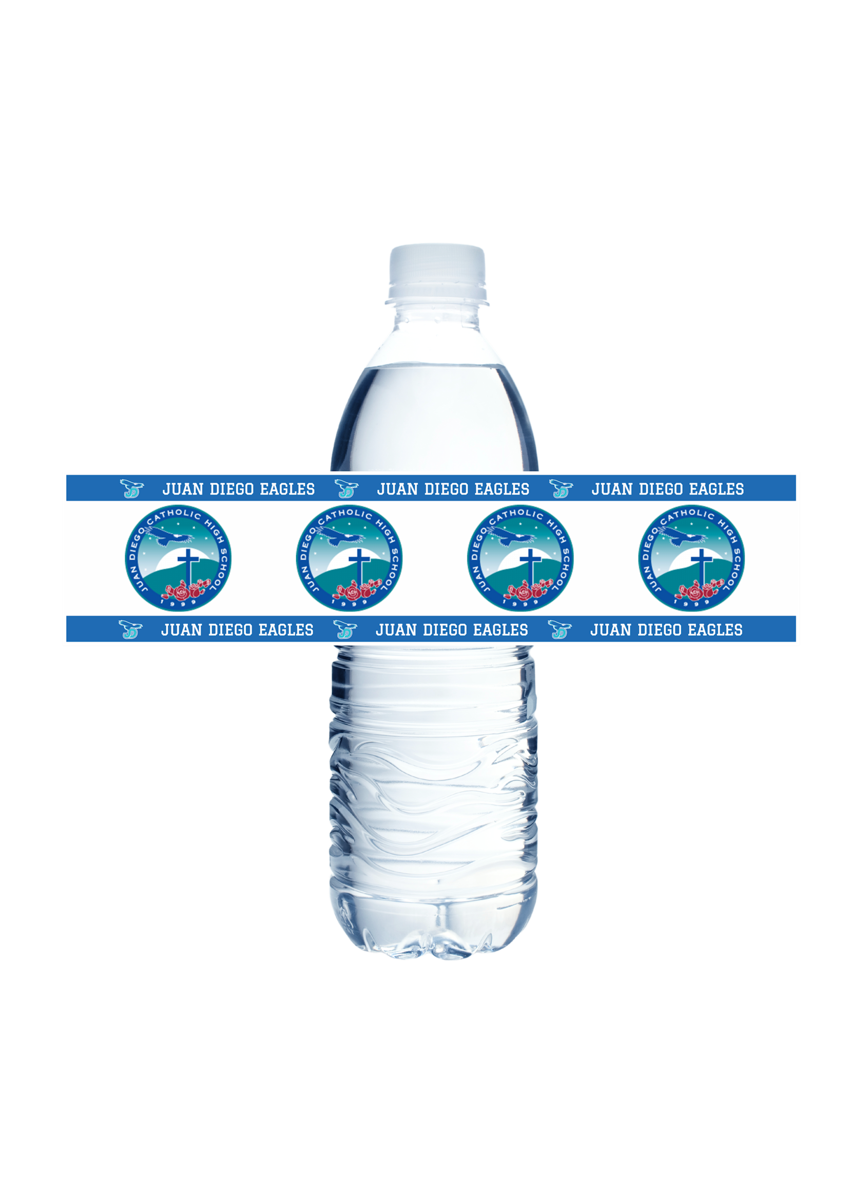 NON-UNIFORM JDCHS Crest Water Bottle Labels, decal