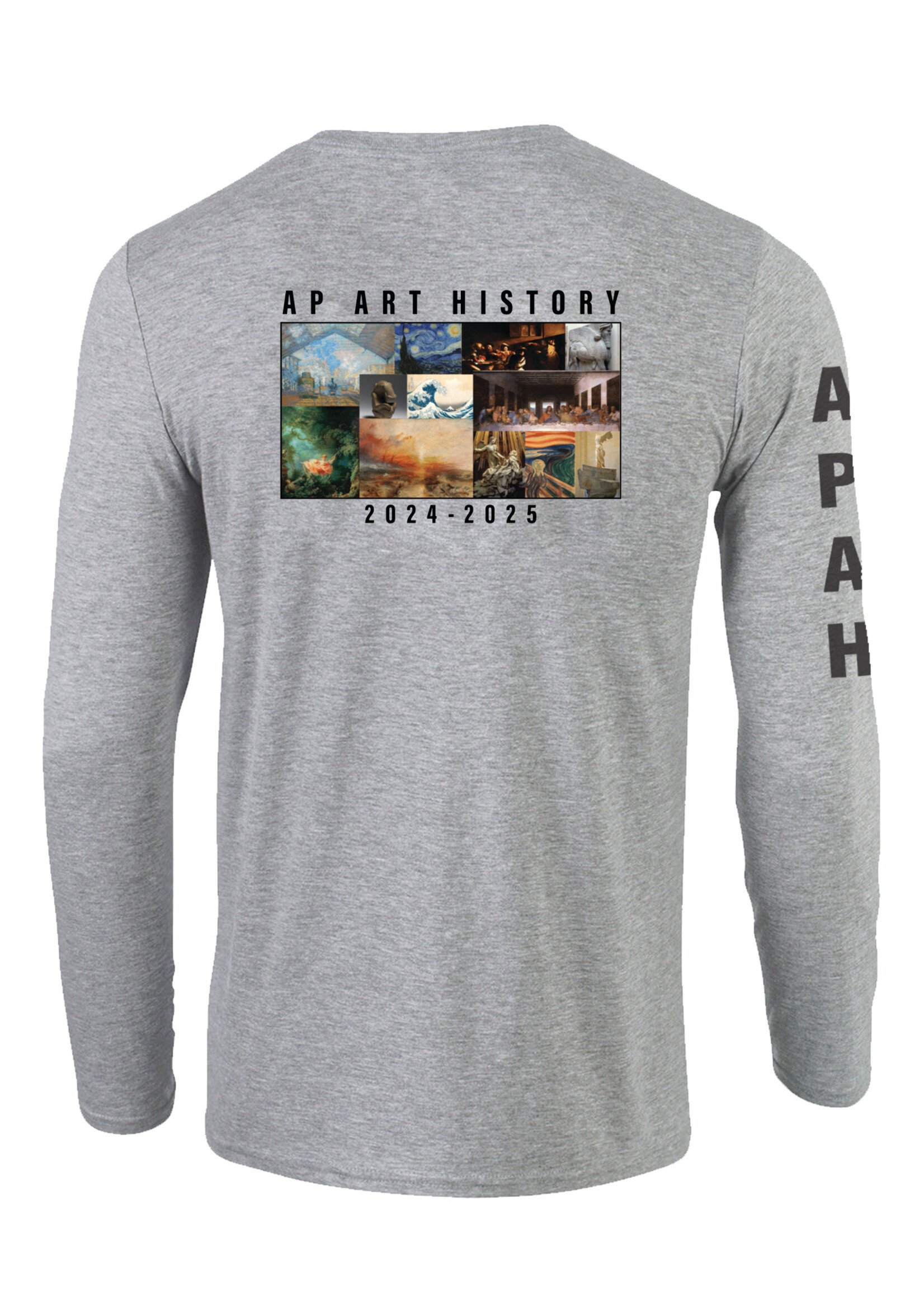 NON-UNIFORM 2024-2025 JD AP Art History Shirt, Gray