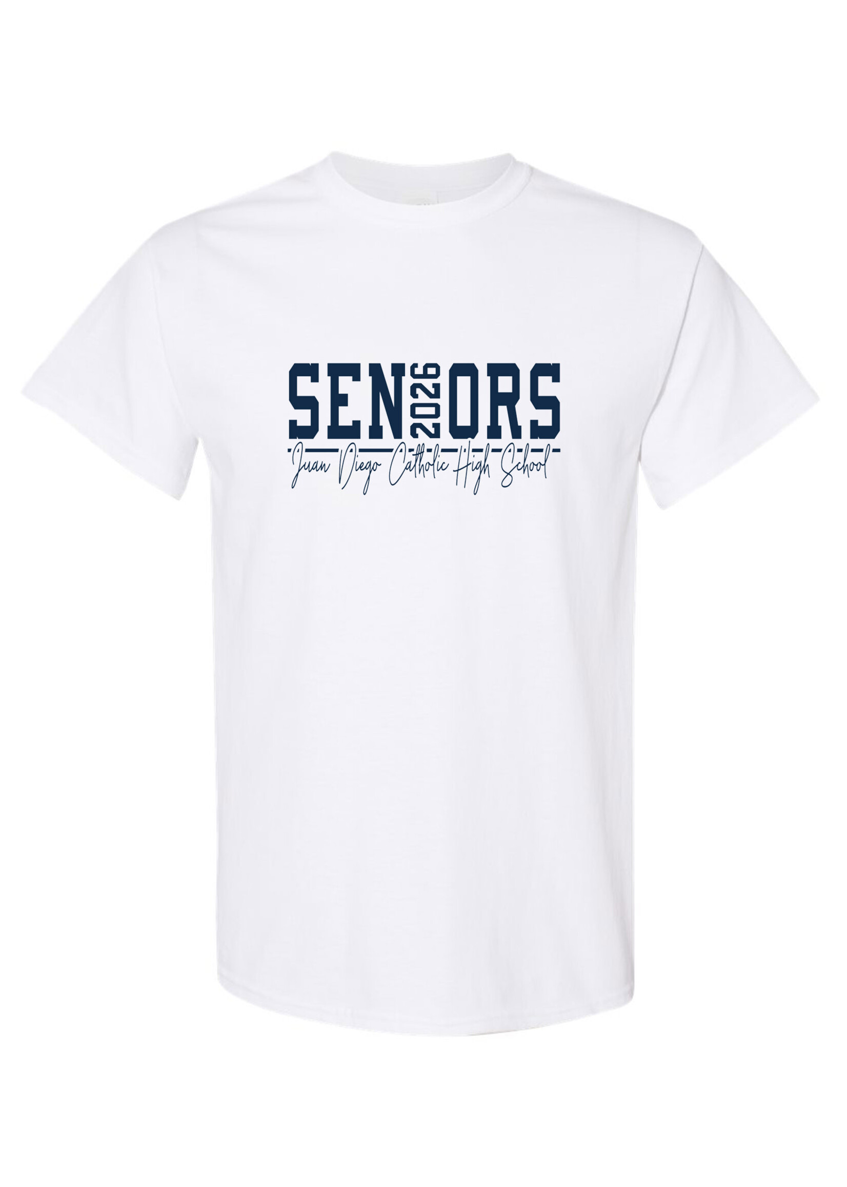NON-UNIFORM Juan Diego Catholic High School SENIORS (2026) t-shirt