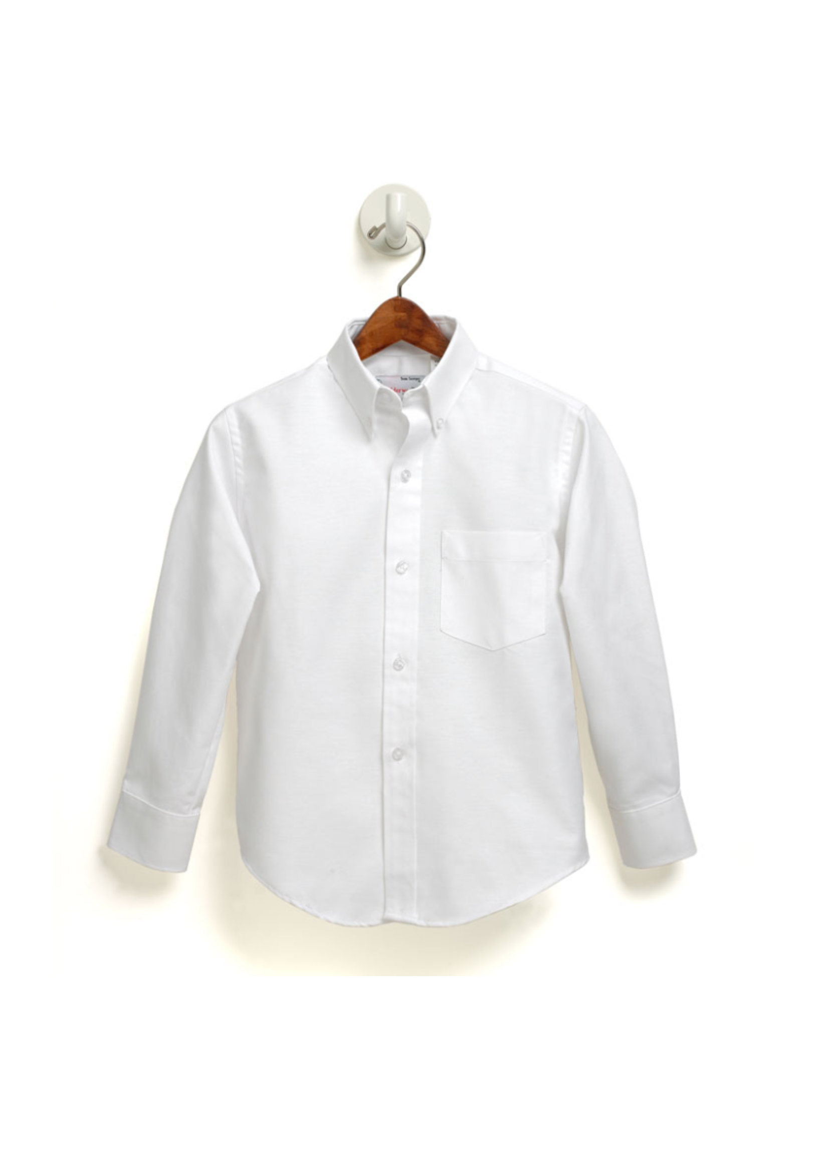 UNIFORM TS/MT Boys Oxford Long Sleeve 5015, White